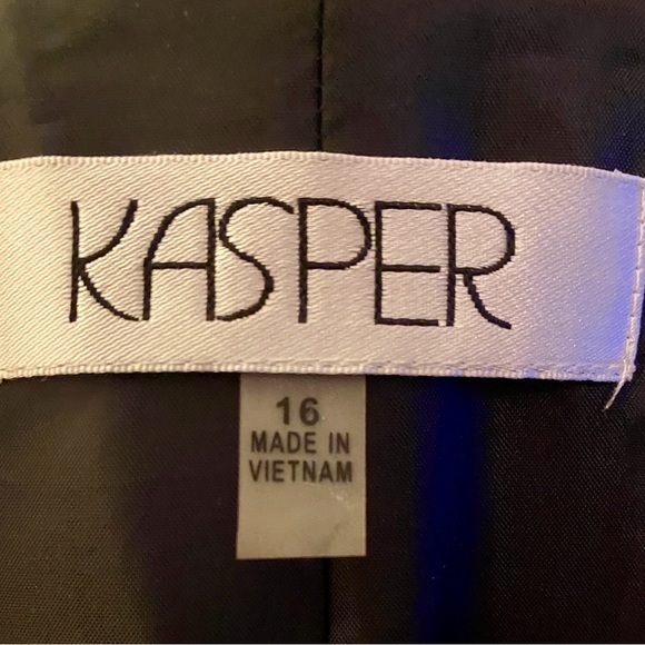 Kaspar Women’s Black Crepe Deconstructed Jacket Shaw Collar & Cuffed Sleeve 16 - Picture 4 of 6